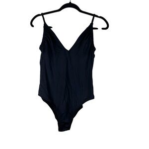 Kona Sol Black One Piece Swimsuit Size M